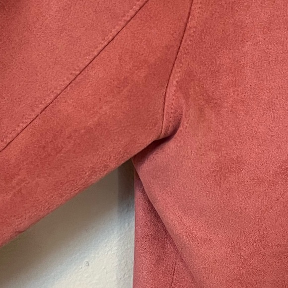 Blank NYC Medium Faux Suede Zipper Front Funnel Neck Jacket - Picture 9 of 13